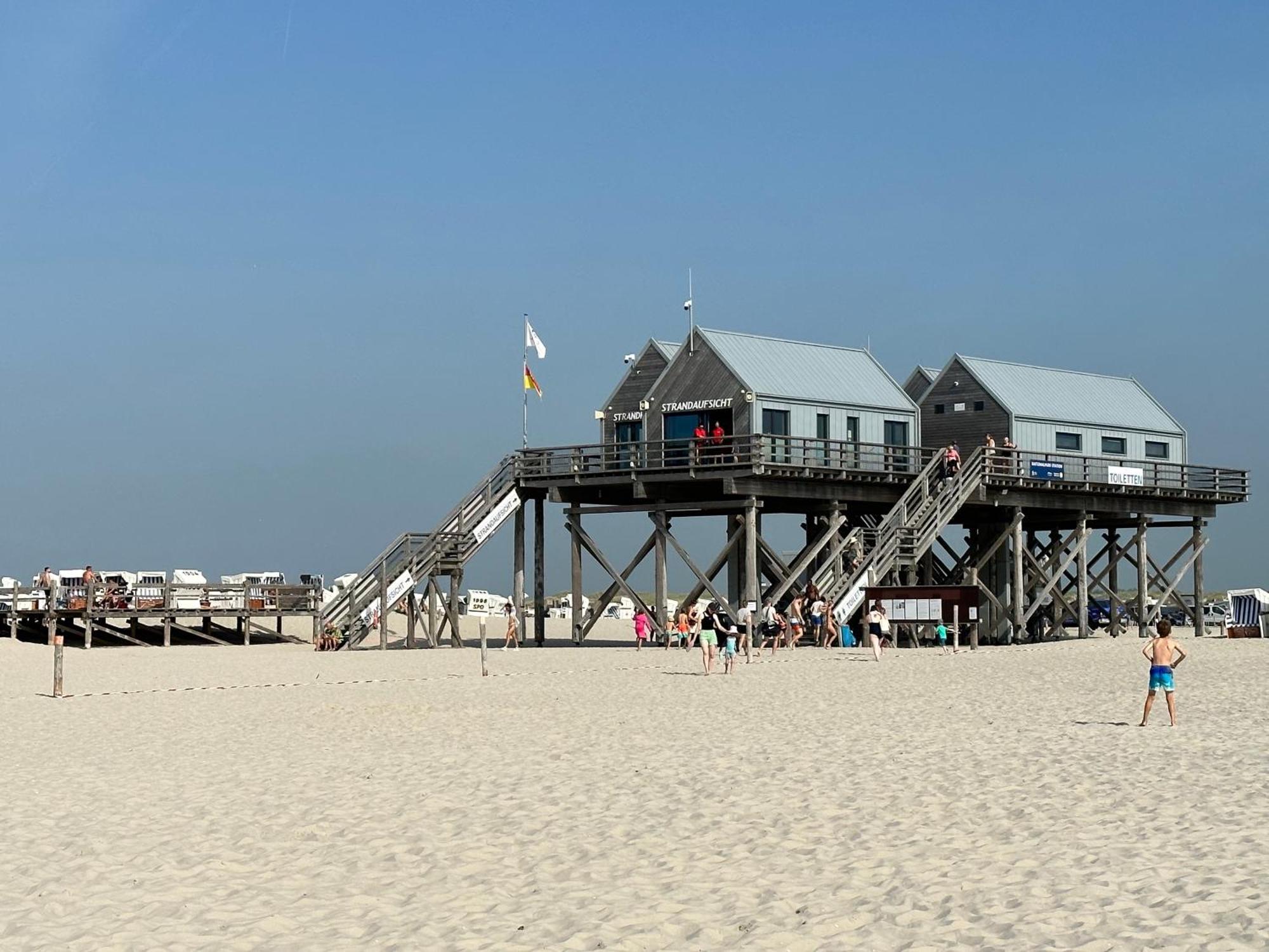 Sky & Sand Spo Nordsee By Nature I Boxspringbett, Terrasse, Zentral, Nah Am Deich 圣彼得奥尔丁 外观 照片