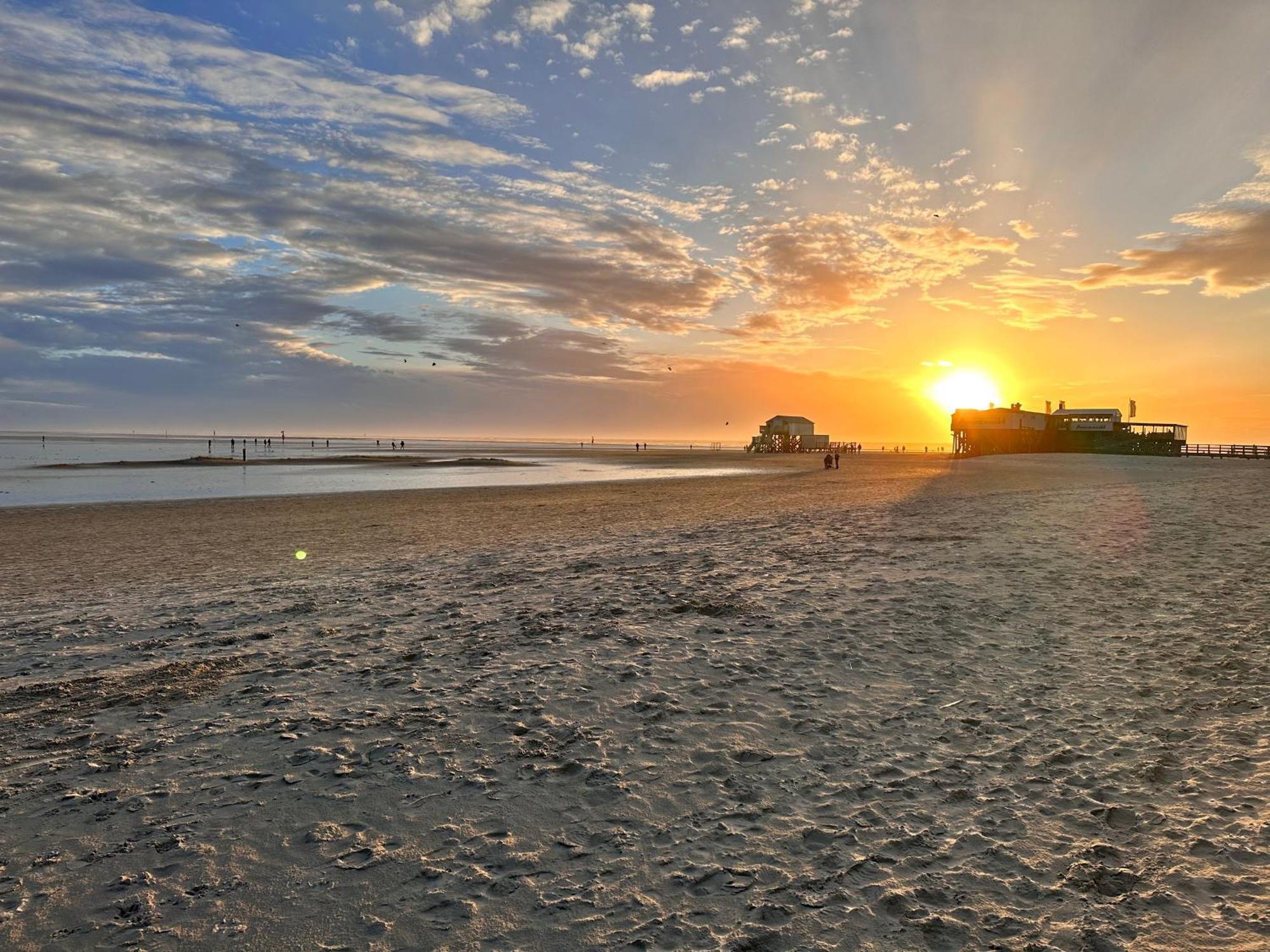Sky & Sand Spo Nordsee By Nature I Boxspringbett, Terrasse, Zentral, Nah Am Deich 圣彼得奥尔丁 外观 照片